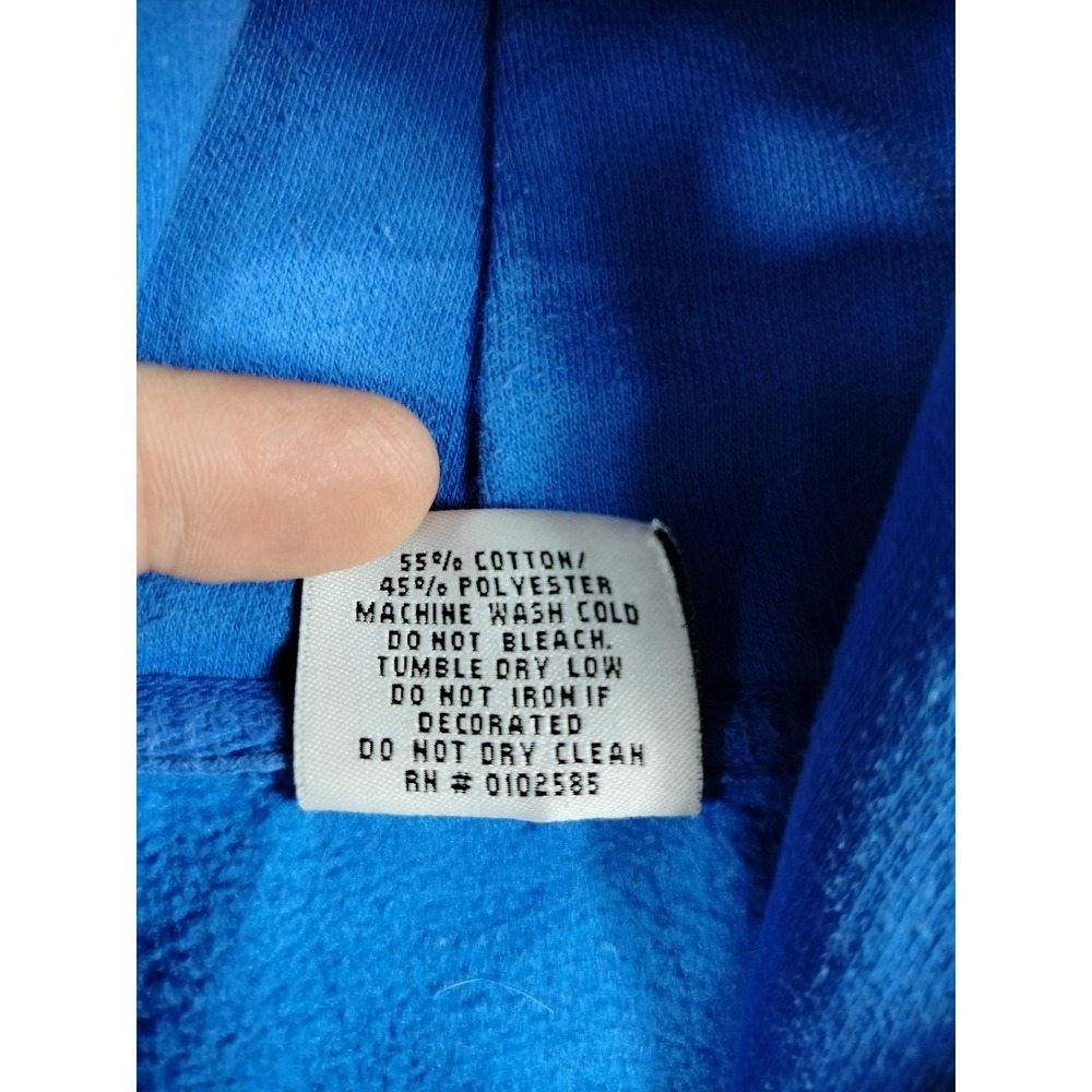 Vintage Duke Blue Devils Hoodie Mens Medium Blue Basketball Fleece TRT Classics - Picture 4 of 9